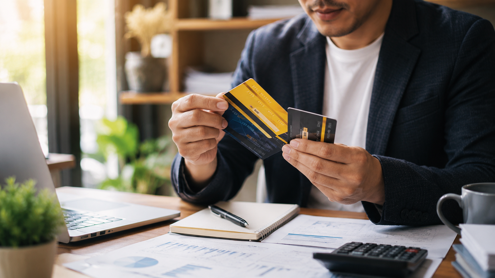Cartão de crédito empresarial (PJ): como escolher o melhor para a sua empresa 1 Imagem ilustrando cartão de crédito empresarial para o Mente de Milionário
