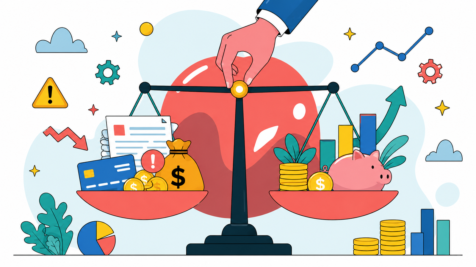 Dívida x Investimento: O Que Fazer Primeiro Com o Seu Dinheiro 1 Dívida x Investimento: O Que Fazer Primeiro Com o Seu Dinheiro