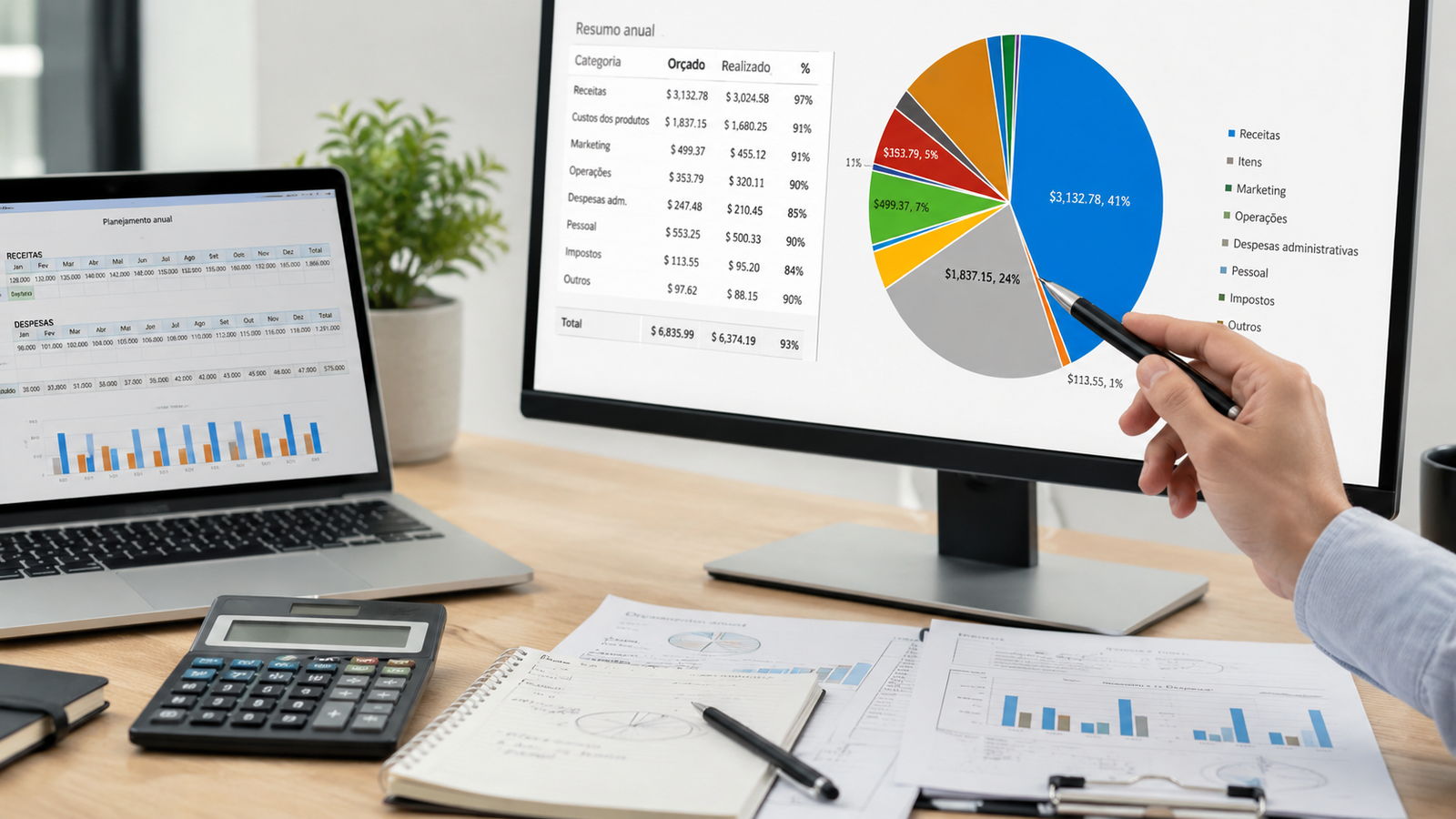 Orçamento empresarial: como planejar receitas e despesas do ano na pequena empresa 1 Imagem ilustrando orçamento empresarial para o Mente de Milionário
