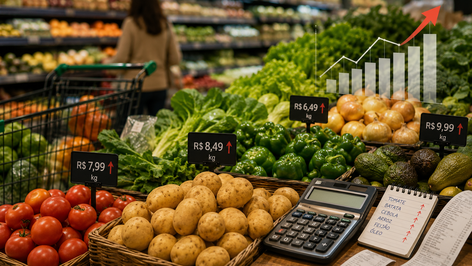 Por Que os Alimentos Ficam Mais Caros? Entenda a Inflação no Supermercado 1 Por Que os Alimentos Ficam Mais Caros