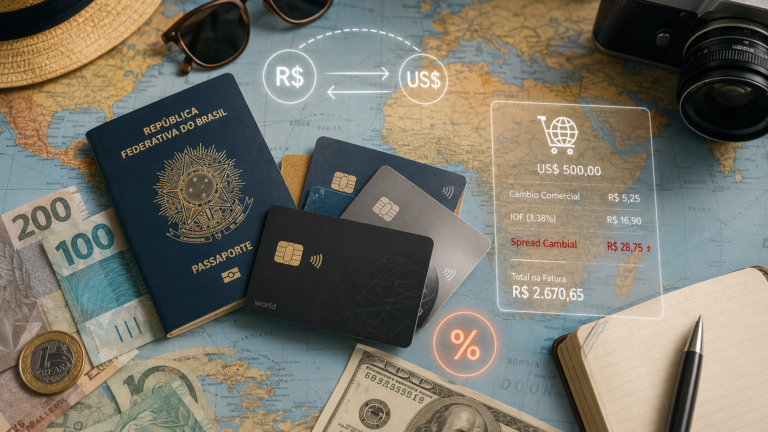 Spread Cambial no Cartão: O Custo Escondido das Compras Internacionais