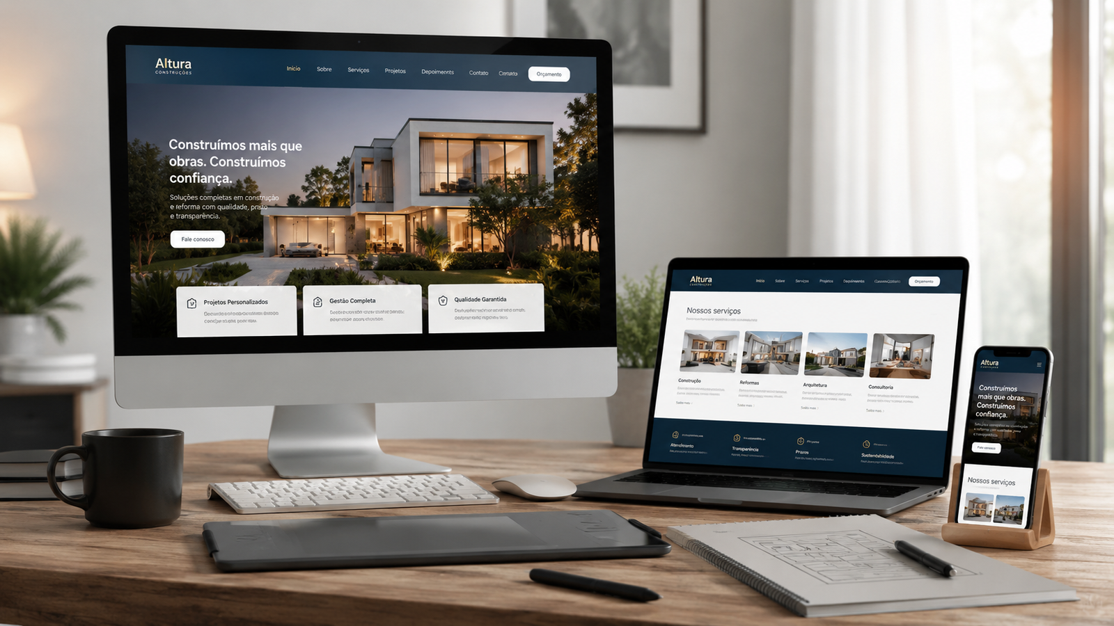 como fazer um site profissional