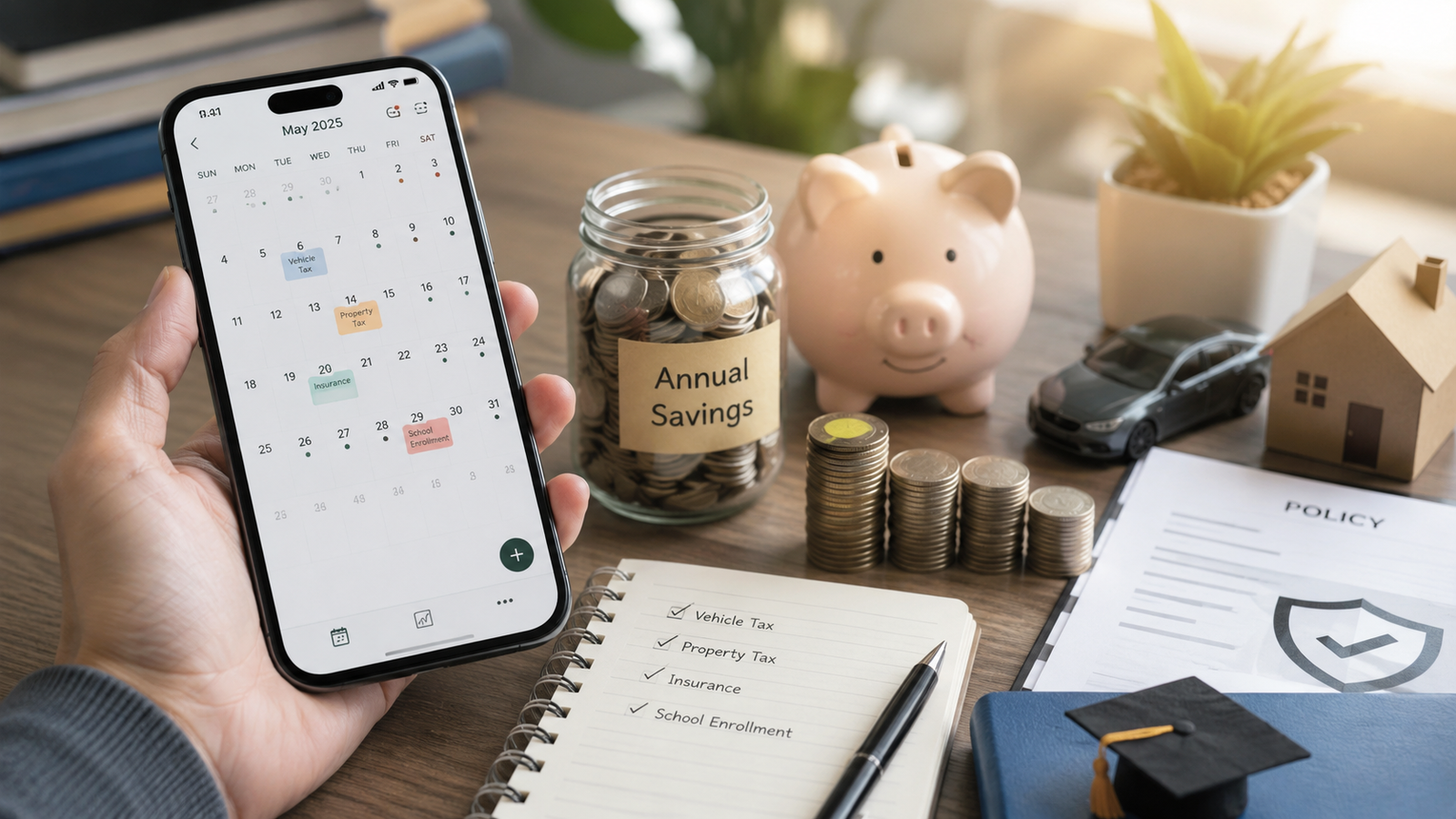 Fundo Para Despesas Anuais: Como Guardar Todo Mês Para IPVA, IPTU, Seguros e Matrícula